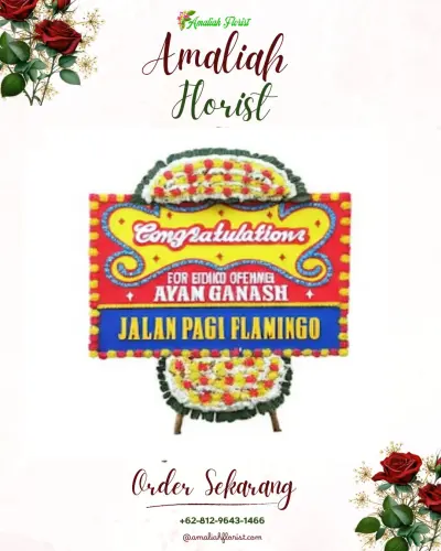 Bunga Papan Congratulation di Bojongmangu